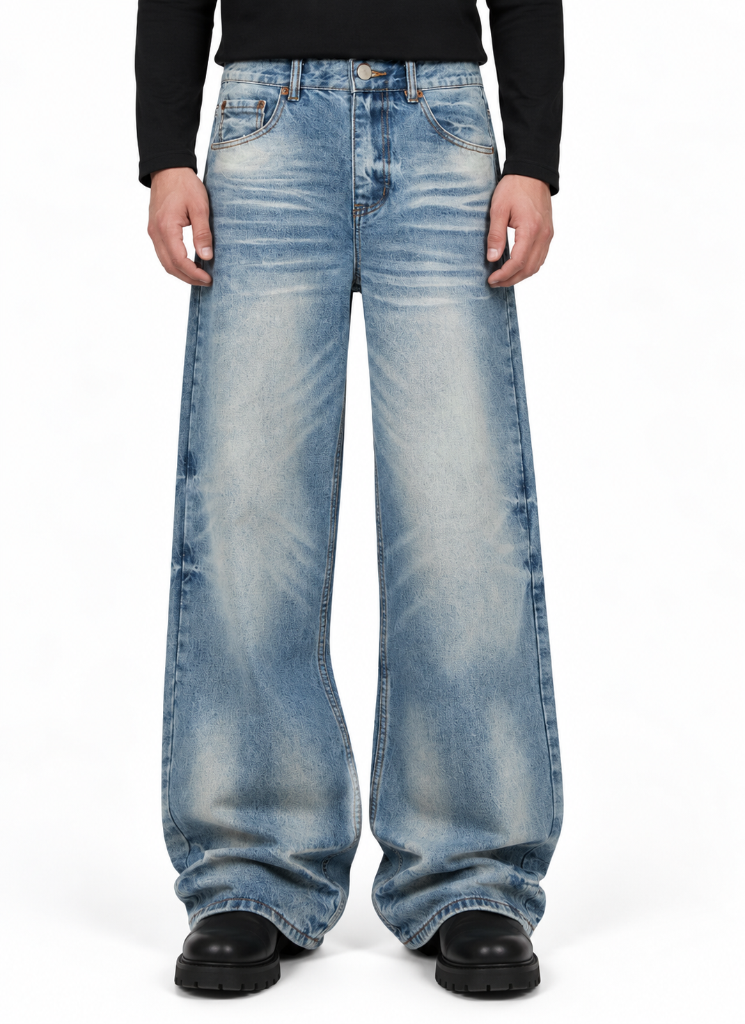 Basalt Bootcut 17.6 oz on model