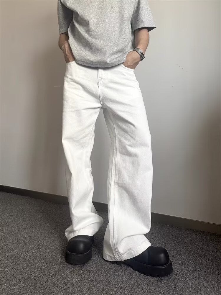 Chalkline Bootcut — worn on model, front view with hands in pockets