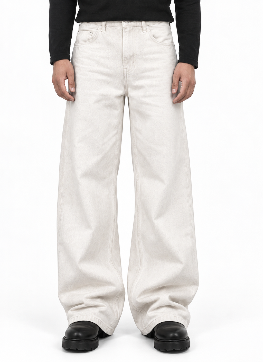 Chalkline Bootcut on model